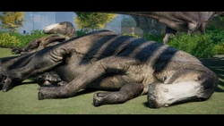 Urgusleeping.png (3.34 MB) A trio of Ugrunaaluk resting in some shade.