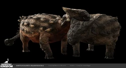 Render of Ankylosaurus' Ossified skin from Cindy's ArtStation. (Outdated)