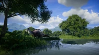 Screenshot9-7-2020 4-01-41 PM.jpg (1.07 MB) A Deinocheirus by a river.