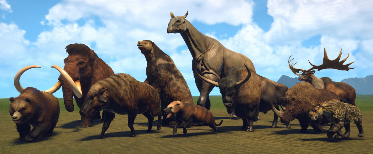 prehistoric grassland animals