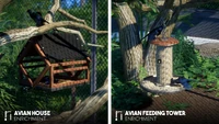 Mini-Aviary Enrichment Objects.