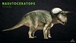 Website render of Nasutoceratops.
