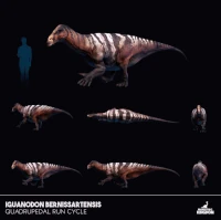 Iguanodon run animation, as seen in the March 2020 Devlog.