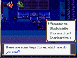 Guia com as localizações das Mega Stones