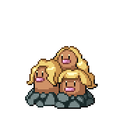 Dugtrio - #051 -  Pokédex