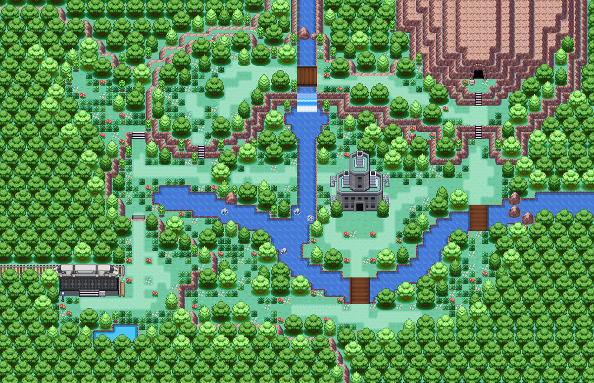 Pokemon FireRed Version Unknown Dungeon - Path to Mewtwo Map for Game Boy  Advance by Mew_Jadester - GameFAQs