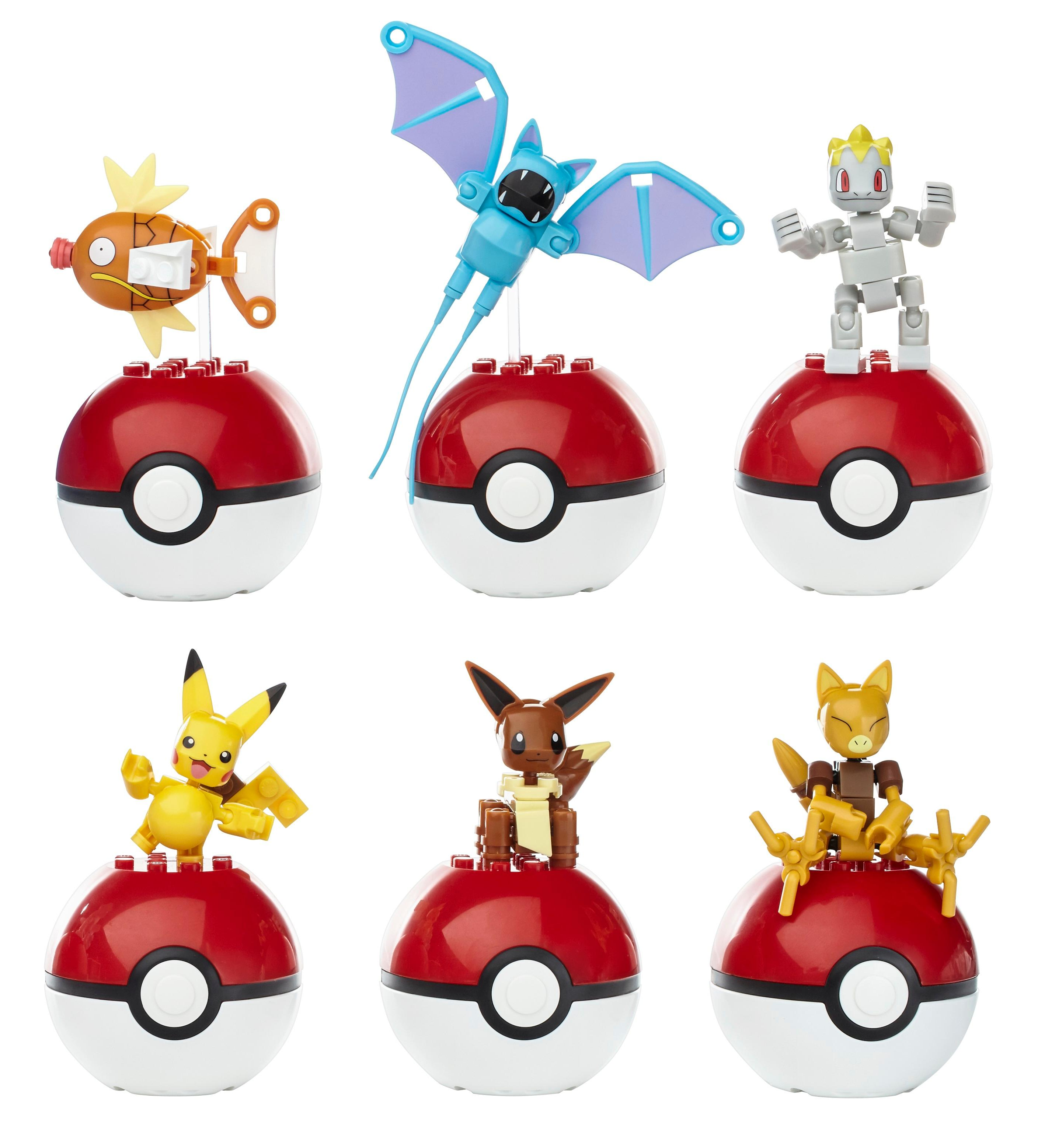 Mega Construx Pokémon, Pokeball avec Pokémon