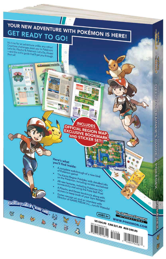 Let S Go Pikachu Let S Go Eevee Official Trainer S Guide Pokedex Pokemon Collectors Wiki Fandom