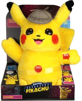 talking detective pikachu toy
