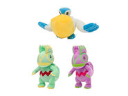 Pelipper, Kecleon, and Purple Kecleon Plush