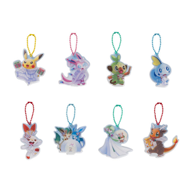 Pokemon Eeveelution Holo Acrylic Charms Leafeon