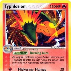 Typhlosion Tcg Pokemon Collectors Wiki Fandom As of september 2017, there were 74 card sets released in america and 68 in japan. typhlosion tcg pokemon collectors