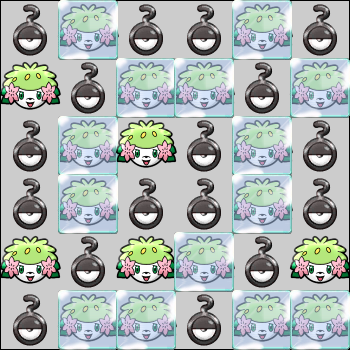 Shaymin forma cielo y forma tierra - Pokemon Shuffle 