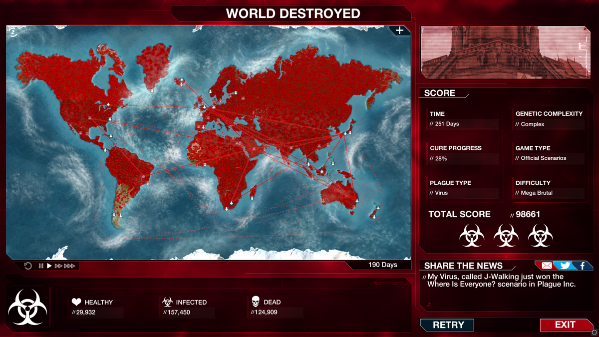 PLAGUE-INC strategy simulation virus bug plague horror Evolved (13