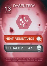 Symptom Card (Dysentery)