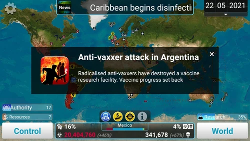 Anti-Vaxxer Attack
