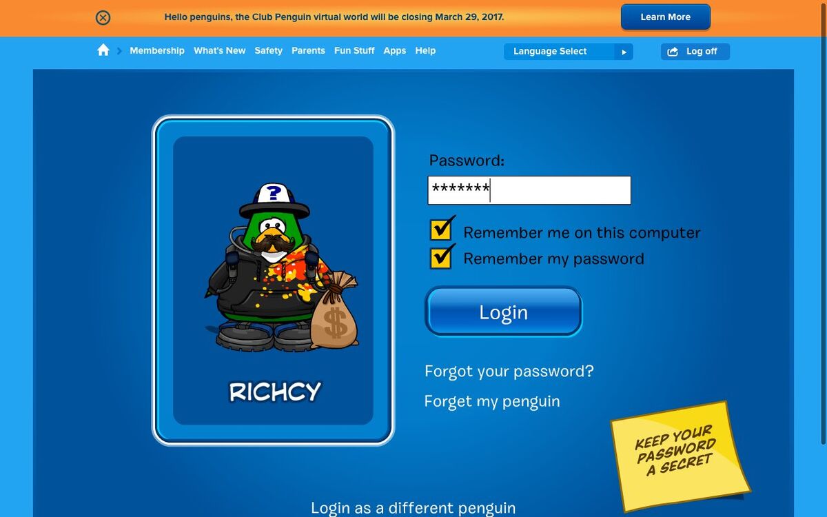 Club Penguin, Software