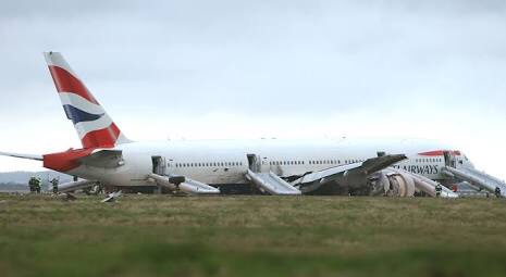 british airways 747 crash