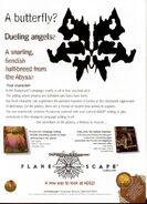 "A new way to look at AD&D" Rorschach ad from Dragon: Dragon Magazine 247 and 248. Tales from the Infinite Staircase is highlighted.