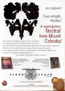 "A new way to look at AD&D" Rorschach ad from Dragon: Dragon Magazine 249 and 251. A Guide to the Ethereal Plane is highlighted.