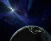 Artist's concept of PSR B1257 12 system