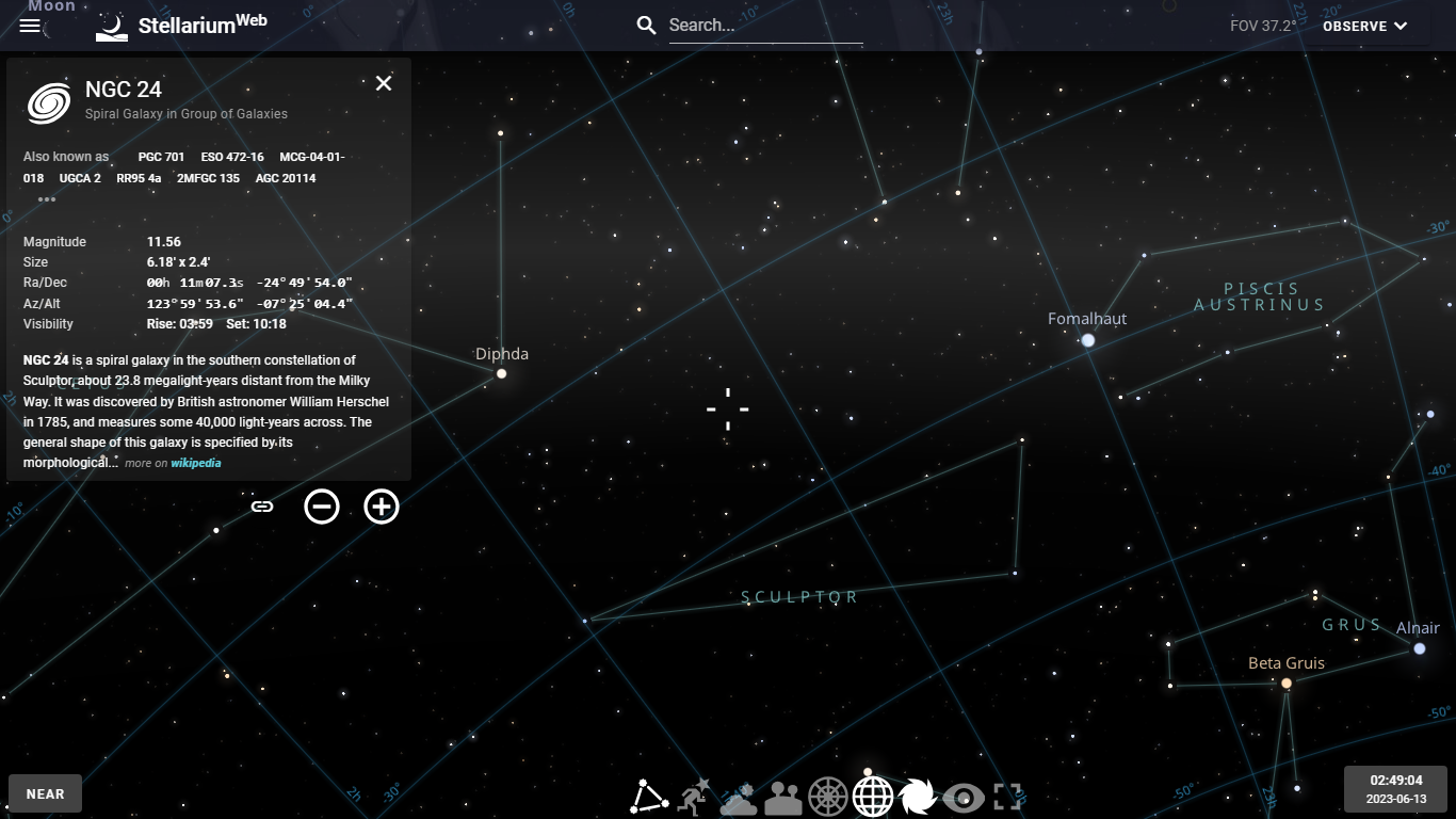 NGC 24 | Astronomy Wiki | Fandom