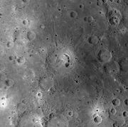 Picasso crater - the large arc-shaped pit located on the eastern side of its floor are suggested to have formed when subsurface magma subsided or drained, causing the surface to collapse into the resulting void.