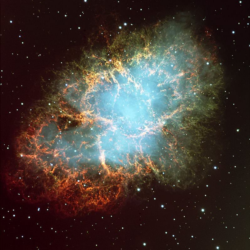 crab nebula explosion