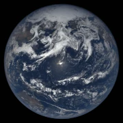 Earth's rotation, imaged by DSCOVR EPIC on May 29, 2016, a few weeks before the solstice.