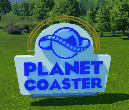 Planet Coaster Sign Wall Sign 1 Lit Planet Coaster Wiki Fandom