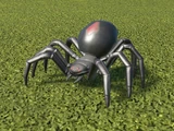 Spooky Animatronic Spider Turning