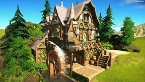 Fantasy Medieval Water Mill image1