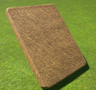 Thatch Roof 4m Slope - Planet Coaster