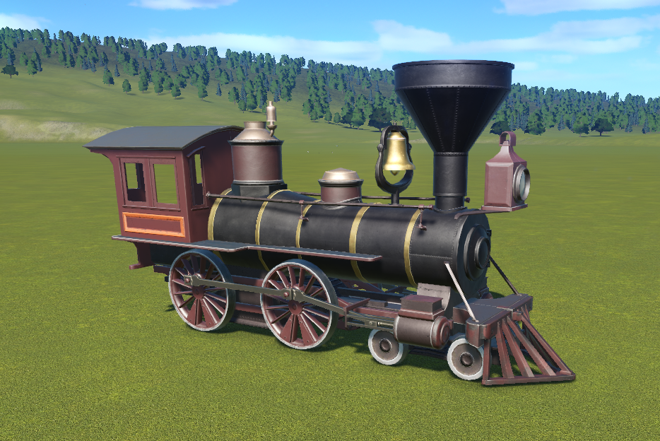 planet coaster steam train