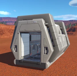 Planet Coaster - Small Sci-Fi Entrance