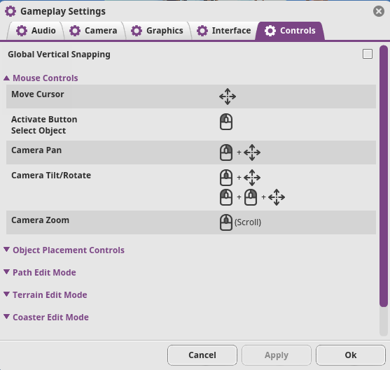 Mouse Controls