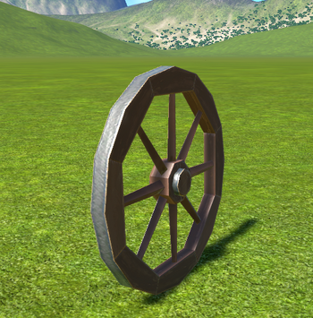 Farmers Cart Large Wheel - Planet Coaster