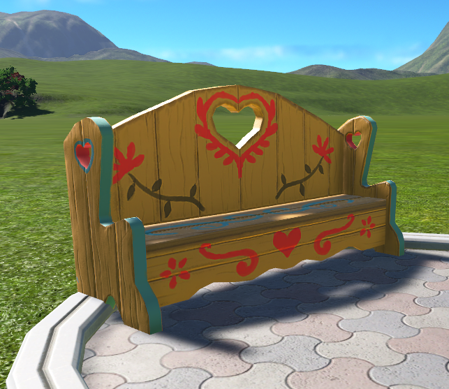 Village Bench Heart Planet Coaster Wiki Fandom