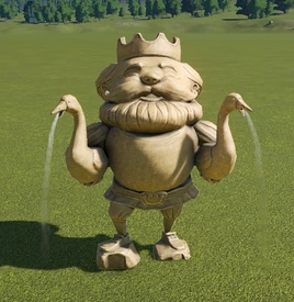 Planet Coaster - Fairytale Statue - King
