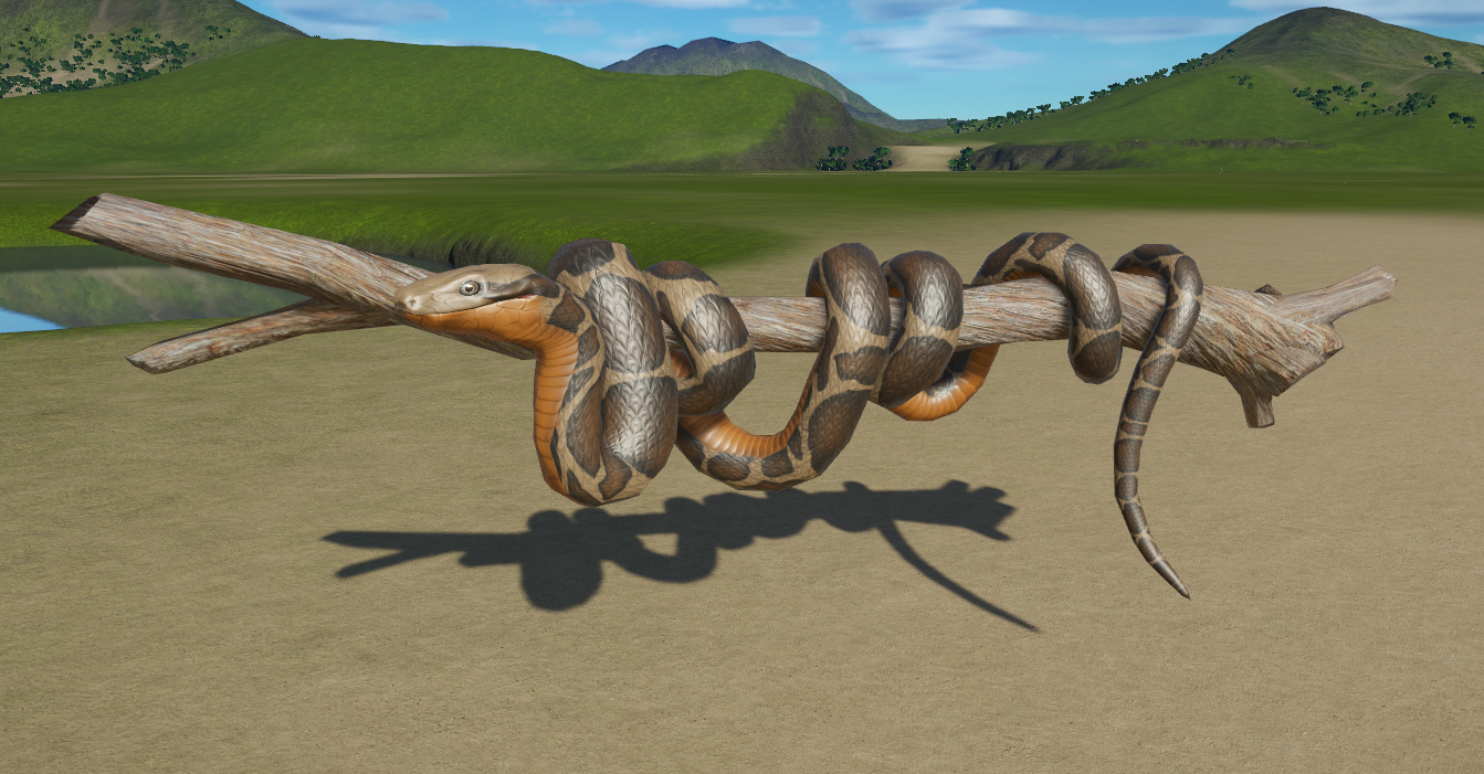 Snake Animatronic Tree Branch Planet Coaster Wiki Fandom