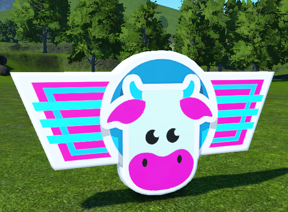 Cosmic Cow Sign Wall Sign 1 Planet Coaster Wiki Fandom