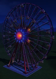 Star Wheel ride at night