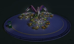 Planet Coaster - Tri-Storm at night.png (1.3 MB) Tri-Storm at night