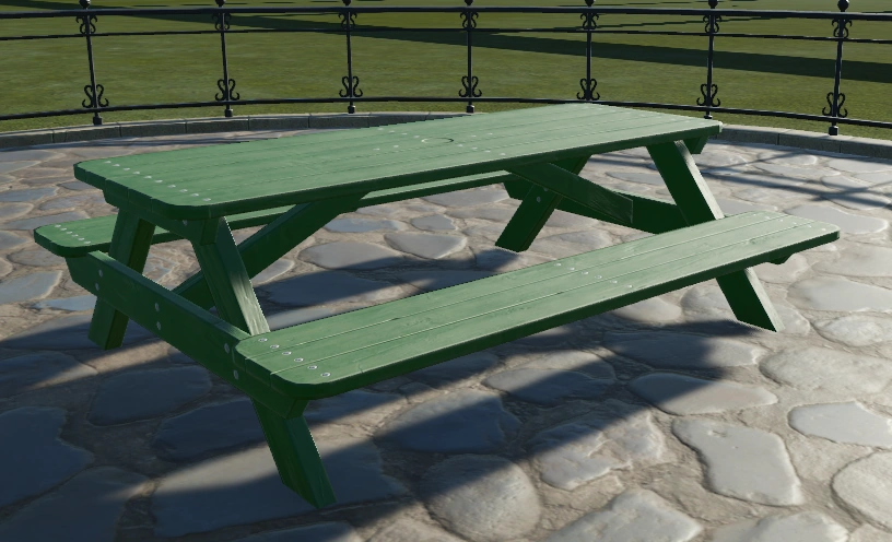 Picnic Table 1 | Planet Coaster Wiki | Fandom