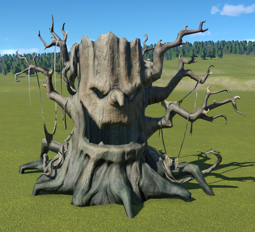 Spooky Tree 1 Planet Coaster Wiki Fandom