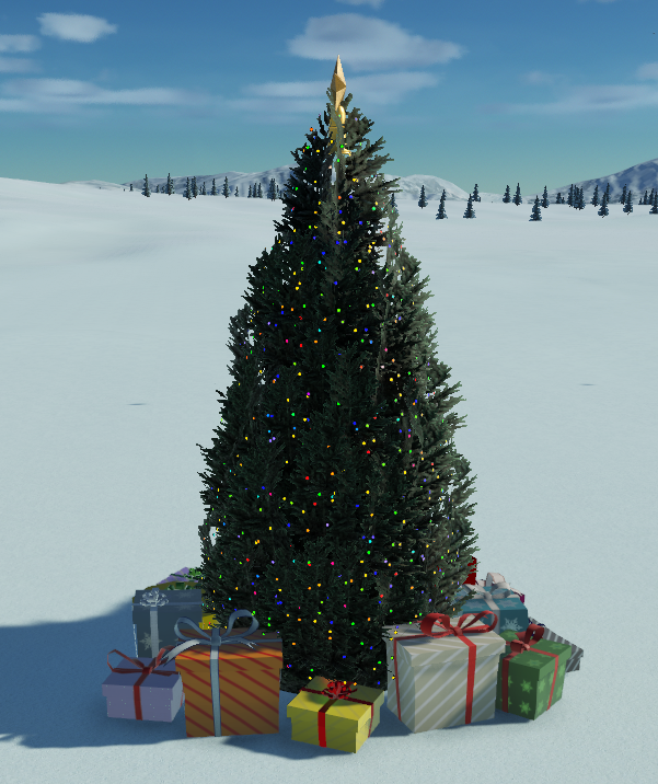 Christmas Tree Scene Small Planet Coaster Wiki Fandom