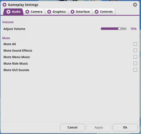 Gameplay Settings Coaster Wiki Fandom
