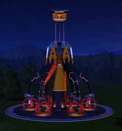 Forge ride at night