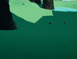 The blueish moss on humble.