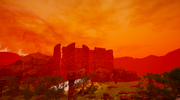 A screenshot of the sandstorm